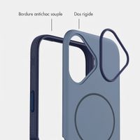 imoshion Coque arrière Color avec Thin MagSafe Ring Apple iPhone 16 - Bleu foncé