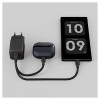 Zens Chargeur compact 2x USB-C 100W - Adaptateur secteur - Noir