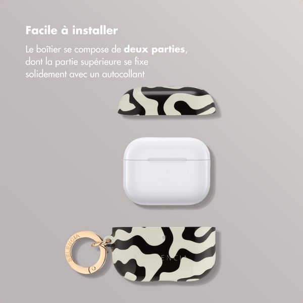 Selencia Coque Vivid  Apple Airpods Pro 3 - Art Wave Black