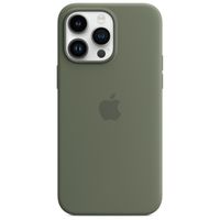 Apple Coque en silicone MagSafe Apple iPhone 14 Pro Max - Olive