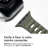 imoshion Bracelet Active Sport en silicone Apple Watch | 44/45/46/49 mm - Blackish Green