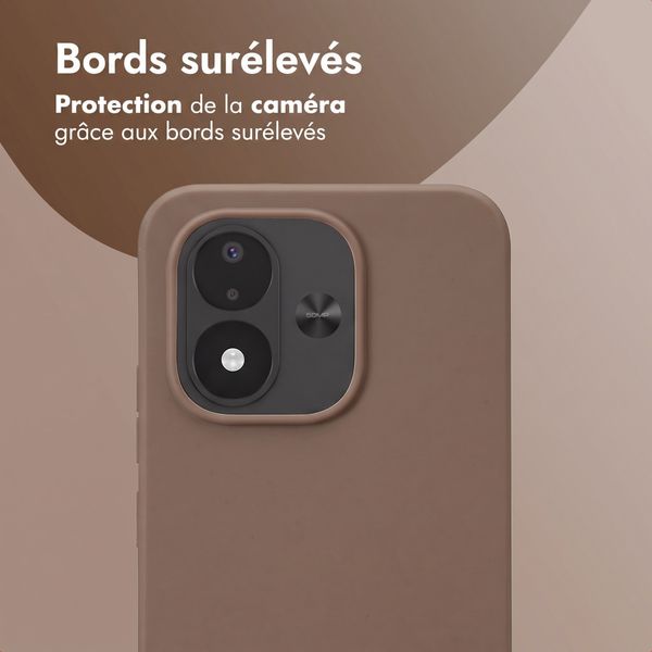 imoshion Coque Couleur Xiaomi Redmi Note 17 (5G) - Marron