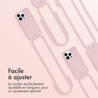imoshion Coque de couleur avec cordon amovible Apple iPhone 13 Pro - Rose