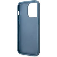 Guess Coque 4G Metal Logo Backcover Apple iPhone 14 Pro - Bleu