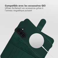 Accezz Coque portefeuille Edge amovible avec MagSafe Samsung Galaxy A27 (5G) - Vert