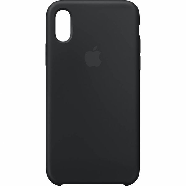 Apple Coque en silicone Apple iPhone X / Xs - Noir