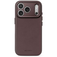 Decoded Coque en cuir MagSafe Apple iPhone 18 Pro / 17 Pro - Chocolate Brown