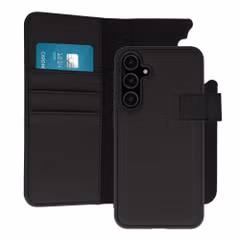 imoshion Étui portefeuille luxe 2-en-1 amovible Samsung Galaxy A55 - Noir