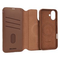 Decoded Portefeuille détachable 2 en 1 en cuir MagSafe Apple iPhone 16 - Tan