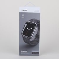 Uniq Bracelet tressé Aspen Apple Watch | 44/45/46/49 mm - Granite Grey