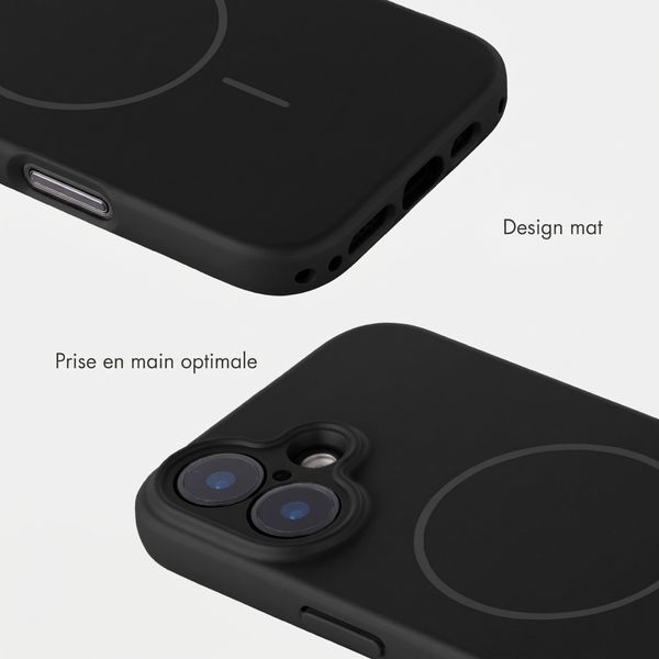 Accezz Coque Grip avec MagSafe Apple iPhone 17 - Noir