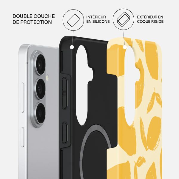 Burga Coque Tough MagSafe Samsung Galaxy S26 - Lemon Tart