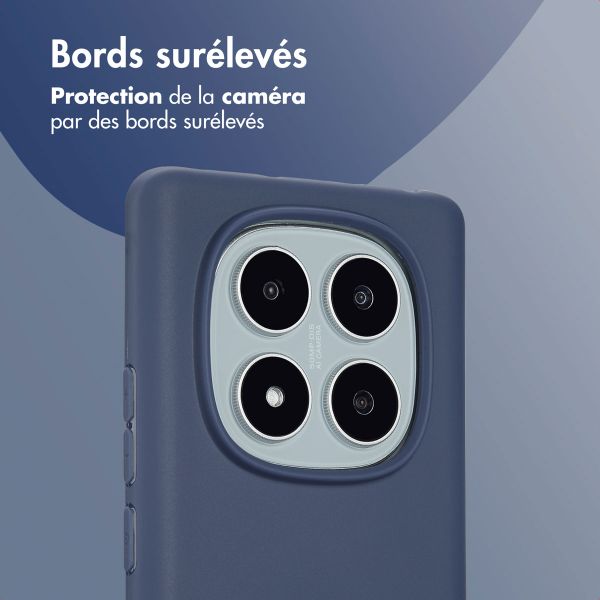 imoshion Coque Couleur Xiaomi Redmi Note 14 Pro (5G) - Bleu foncé
