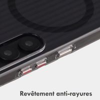 Accezz Coque arrière Lite avec MagSafe | Fluted | Samsung Galaxy S25 - Noir