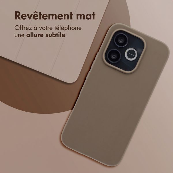 imoshion Coque Couleur Honor 600 Lite - Marron
