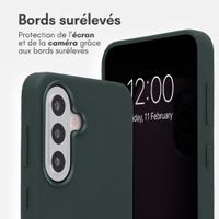 Accezz Coque arrière en cuir avec MagSafe Samsung Galaxy A57 (5G) - Cedar Green