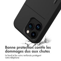imoshion Coque arrière avec porte-cartes Apple iPhone 14 Pro - Noir