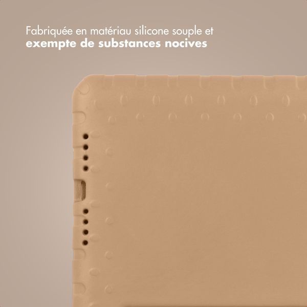 imoshion Coque kidsproof avec poignée Apple iPad 9 (2021) 10.2 pouces / iPad 8 (2020) 10.2 pouces / iPad 7 (2019) 10.2 pouces - Beige