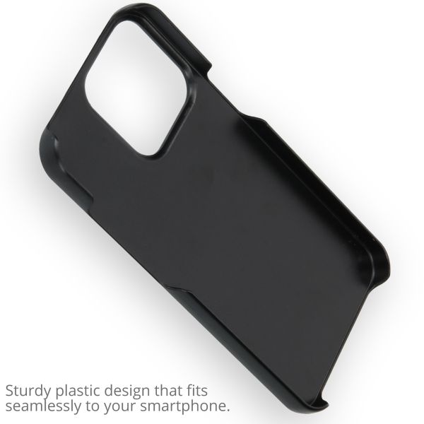 Concevez votre propre coque rigide Apple iPhone 13 Pro - Noir