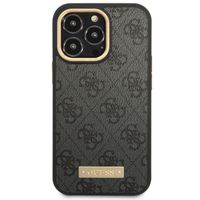 Guess Coque 4G Logo Monogram MagSafe Apple iPhone 14 Pro Max - Noir