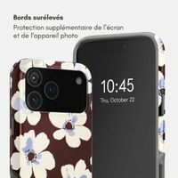 Selencia Coque arrière Vivid Apple iPhone 18 Pro Max / 17 Pro Max - Choco Flower Pop