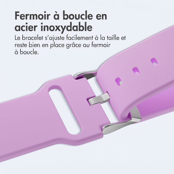 imoshion Bracelet AirTag pour enfants - Étui pour Apple AirTag - Taille unique - Light Purple