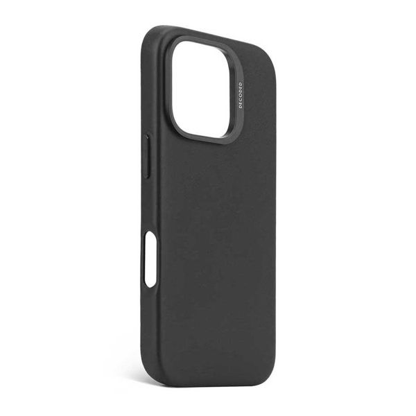 Decoded Coque en cuir MagSafe Apple iPhone 16 Pro - Noir