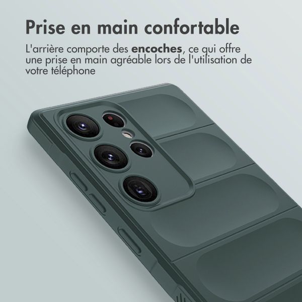 imoshion EasyGrip Backcover Samsung Galaxy S23 Ultra - Vert foncé