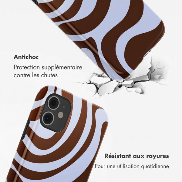 Selencia Coque arrière Vivid Apple iPhone 11 - Dream Swirl Chocolate