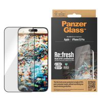 PanzerGlass Protection d'écran Ultra-Wide Fit Anti-bactérienne Apple iPhone 15 Pro