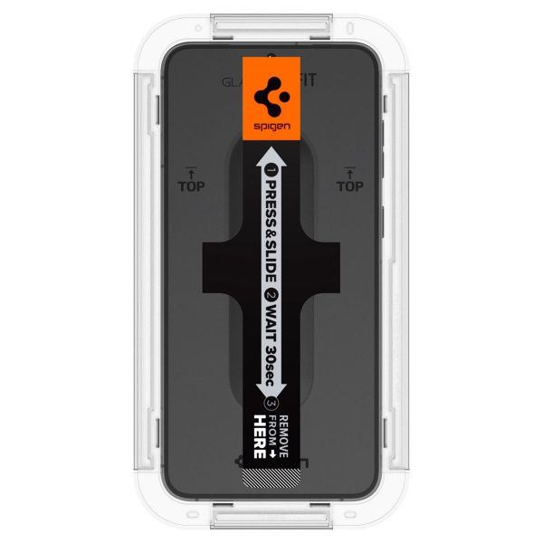 Spigen Protection d'écran en verre trempé GLAStR Fit 2 Paquets + Applicator Samsung Galaxy S23