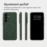 Accezz Coque Grip avec MagSafe Samsung Galaxy S26 - Vert foncé