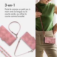 imoshion Etui de télephone portefeuille avec cordon Samsung Galaxy A55 - Rose
