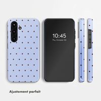 Selencia Coque arrière Vivid Samsung Galaxy S25 - Happy Dots Digital Sky