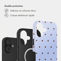 Selencia Coque arrière Vivid avec MagSafe Apple iPhone 17 - Happy Dots Digital Sky
