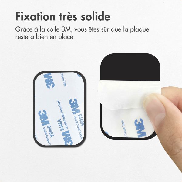 imoshion Plaque métallique pour support magnétique - Noir