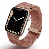 Uniq Bracelet tressé Aspen Apple Watch | 38/40/41/42 mm - Grapefruit Pink