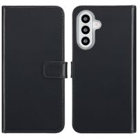 Selencia Étui portefeuille en cuir véritable Samsung Galaxy A26 - Noir