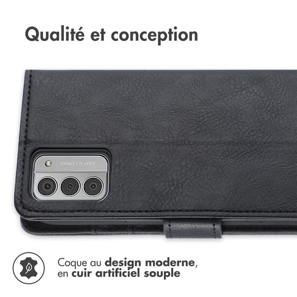 imoshion Étui de télephone portefeuille de luxe Nokia G42 - Noir