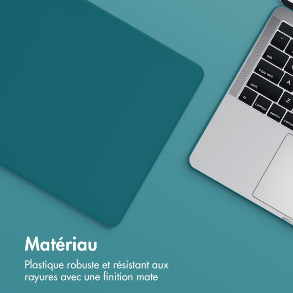 imoshion Coque rigide Apple MacBook Air 13 pouces (2018-2020) - Petrol Green