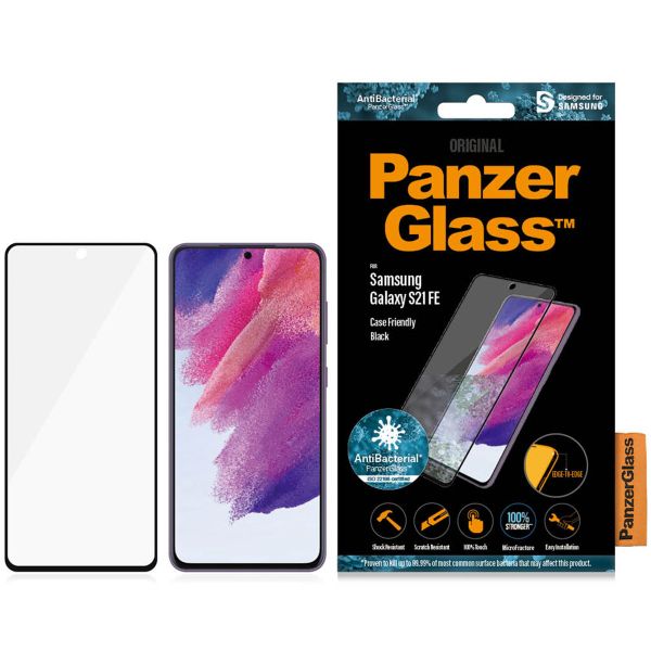 PanzerGlass Protection d'écran en verre trempé Case Friendly Samsung Galaxy S21 FE
