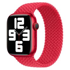 Apple Bracelet Solo tressé Apple Watch | 44/45/46/49 mm - Taille 5 - (Product) Red