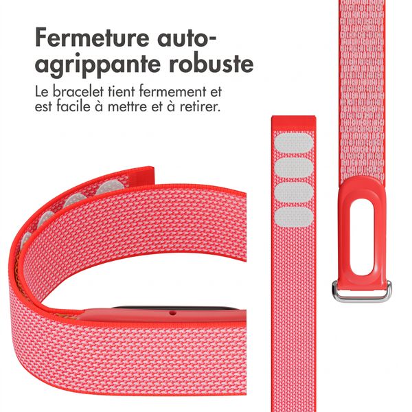 imoshion Bracelet en nylon Fitbit Air - Rouge