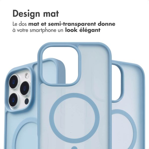 imoshion Coque Color Guard avec MagSafe Apple iPhone 16 Pro Max - Bleu clair