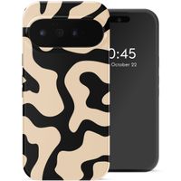 Selencia Coque arrière Vivid avec MagSafe Google Pixel 11 Pro - Art Wave Black