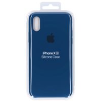 Apple Coque en silicone Apple iPhone X / Xs - Blue Horizon