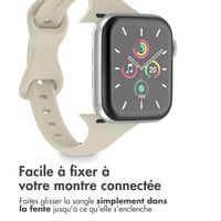 imoshion Bracelet slim en silicone Apple Watch | 38/40/41/42 mm - Starlight