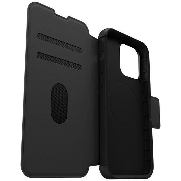 OtterBox Étui de télephone portefeuille Strada MagSafe Apple iPhone 15 Pro Max - Noir