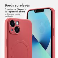 imoshion Coque Couleur avec MagSafe Apple iPhone 13 Mini - Dusty Rose