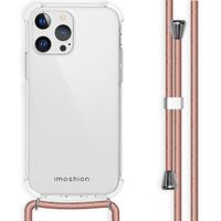 imoshion Coque arrière transparente avec cordon Apple iPhone 13 Pro - Rose Doré